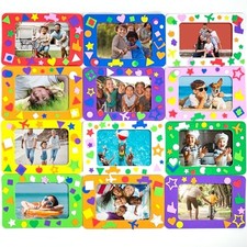 Horizon Group USA Foam Picture Frame Craft Kit, 12 Pack