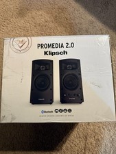 New Klipsch ProMedia 2.0 Bluetooth Desktop Speaker Black