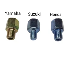 Side Mirror Adaptor Bolt Screw PER PIECE Metal CONVERTER Reverse Extension Nut