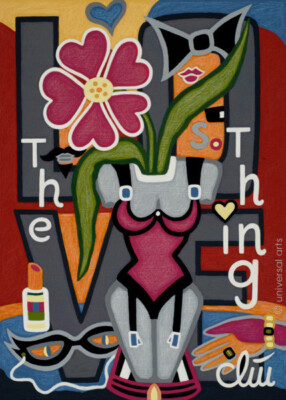 JACQUELINE DITT - The Love and S. Thing 2022 Gemälde Vase Corsage