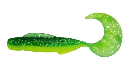 K.P Baits Mud Minnow 3,5" 8,75 Cm 5 Pièces Zander Hecht Twister Grub Weich - Photo 38/45