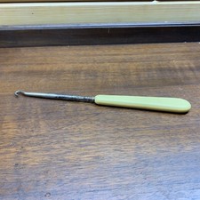 Vintage French Ivorine Celluloid Shoe Button Hook
