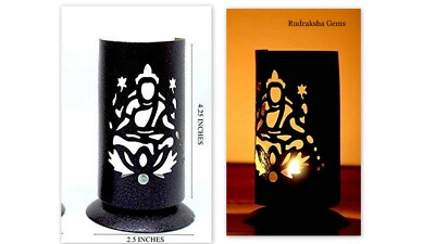 LAXMI T-Light Kerze Schatten Diya Diwali Puja Geschenk Tempel Deko Aura Kunst