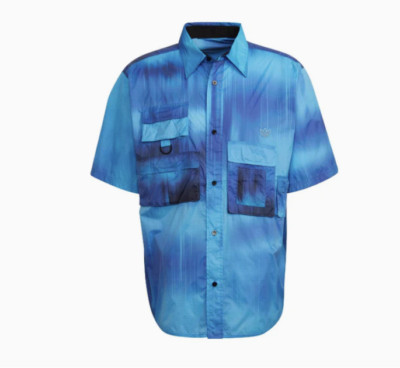 Adidas HD4809 Blue Version Arkive Button Shirt ( S )