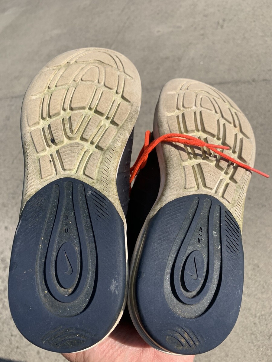 NIKE AIR MAX AXIS Orange Black Blue Logo Athletic Sneakers  display picture 2