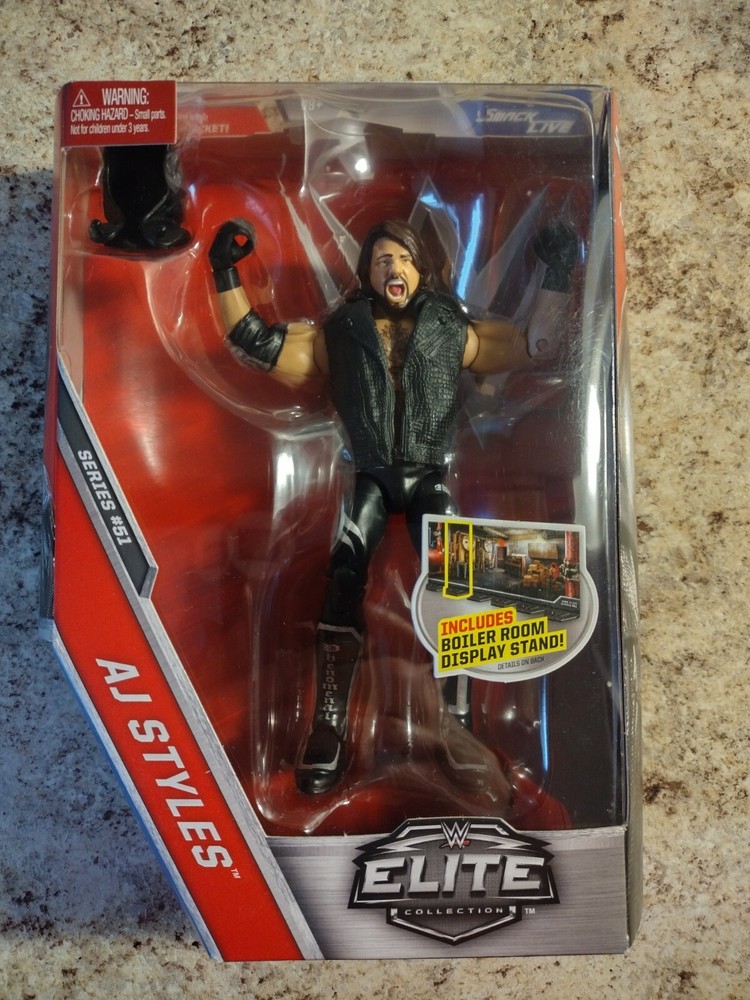AJ Styles WWE Mattel Elite Collection Series 51 Wrestling Action Figure Vest