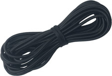 1/4" X 25' Elastic Bungee Cord Kayak Stretch String Rope Black Shock Cords