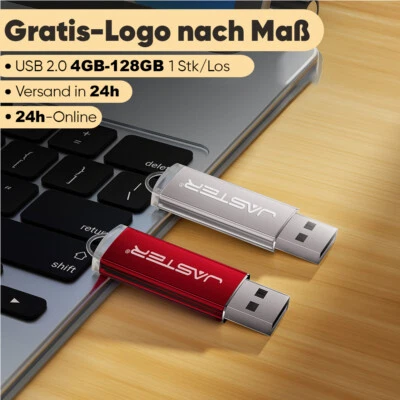 JASTER USB Stick 1 GB 2 GB 4 GB 8 GB 16 GB 32 GB 64 GB 128 GB Speicherstick Memorystick