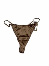 Skims Stretch Satin Dipped Thong Desert Clay NWT Plus Size 4X