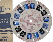 View-Master DR-48 Demo Preview Reel VACATIONLANDS EASTERN USA Sawyer's 1950s