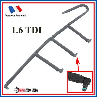 Tuyau Durite Retour Injecteur Prévu pour VW GOLF PLUS V 1.6 TDI 03L130235P - Photo 1/4
