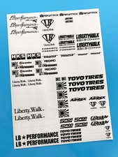 Rc 10th Scale Drift Stickers Decals Drifting Jdm Liberty Walk Clear Pre Cut Rc 10th Scale Drift Stickers Decals Drifting Jdm Liberty Walk Clear Pre Cut