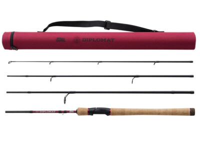 Rute Abu Garcia Diplomat V2 Travel 2.13m-2.74m 4-Teile Spinnruten Reisekoffer