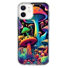 For Apple iPhone 11 Shockproof Case Psychedelic Trippy Hippie Mushrooms