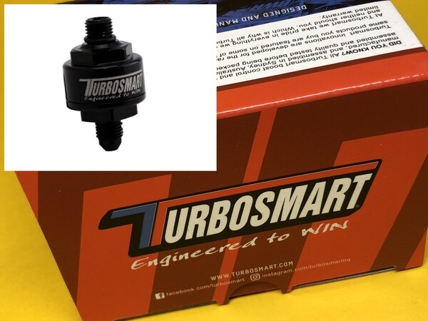 AN4 Oil filter Billet turbo feed 44 micron -4AN Black TS-0804-1003 