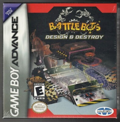 Battlebots Design & Destroy GBA (Brand New Factory Sealed US Version) Game Boy A