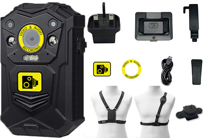 BRIFIELD  BR1 Body Kamera Body Cam HD 1512p 32GB 64GB 128GB Nachtsichtriemen