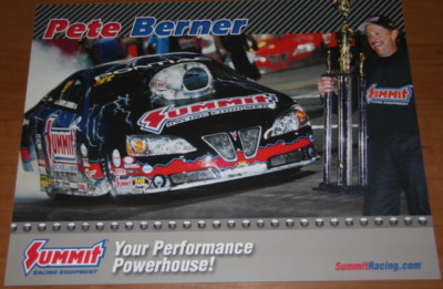 2011 Pete Berner Summit Pontiac GXP Extreme Pro Stock ADRL Hero Card