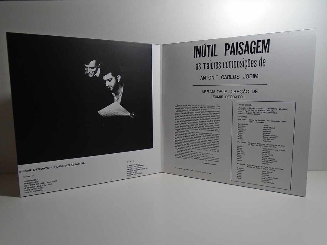 EUMIR DEODATO INUTIL PAISAGEM BRAZIL 2024 LIMITED WHITE LP ANTONIO