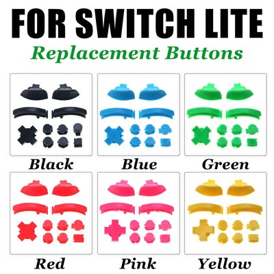 For Nintendo Switch Lite Buttons Replacement ABXY L R ZL ZR DIY Repair Parts