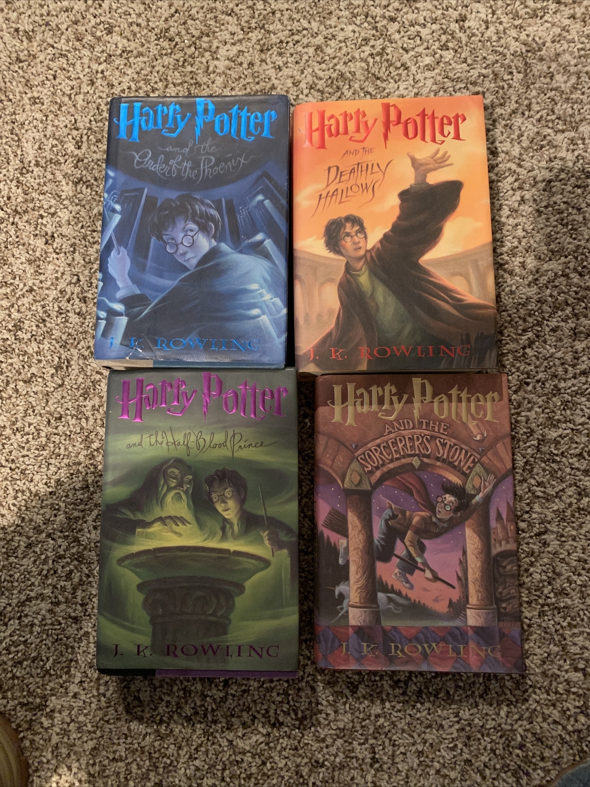 Harry Potter Hardcover Book Collection Complete Set-image