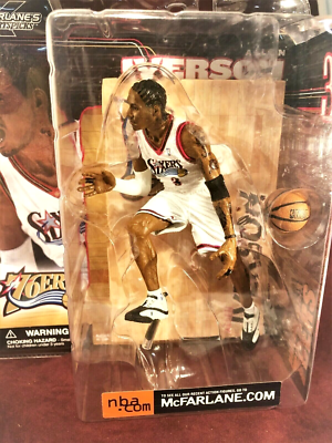 Philadelphia 76ers Allen Iverson McFarlane NBA Series 1 Figure | eBay