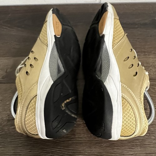Vionic Women's Sz 9M Venture Athletic Shoes Gold Low Top Lace Up Mesh Sneakers - Picture 10 of 12