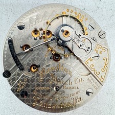 Antique 18s 1909 Hamilton 21j Mechanical Railroad Pocket Watch Movement 940 USA