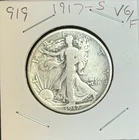1917- S VG/F Walking Liberty Half Dollar