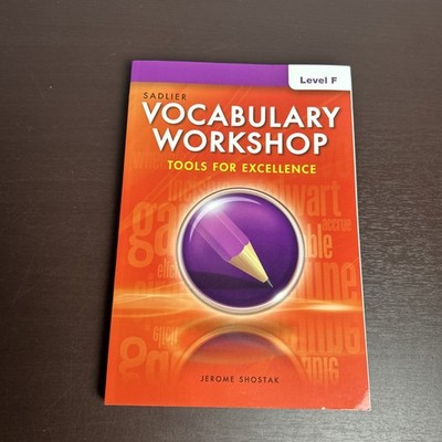 Sadlier Vocabulary Workshop Level F  Common Core Ed. VG PB