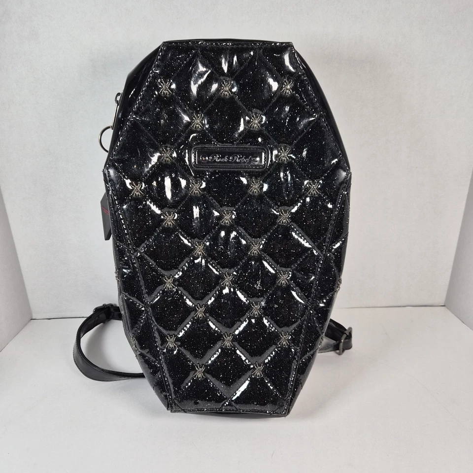 Mochila ataúd acolchada Rock Rebel Mina negra Foto 2 de 4