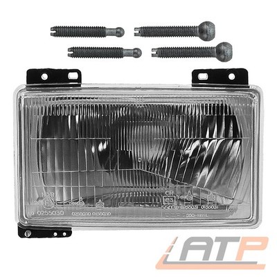 SCHEINWERFER H4 HALOGEN LINKS FÜR FIAT DUCATO 290 PEUGEOT J5 ALLE BJ 90-94