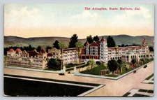 Santa Barbara California~The Arlington Hotel~Mission Revival~c1910 Postcard