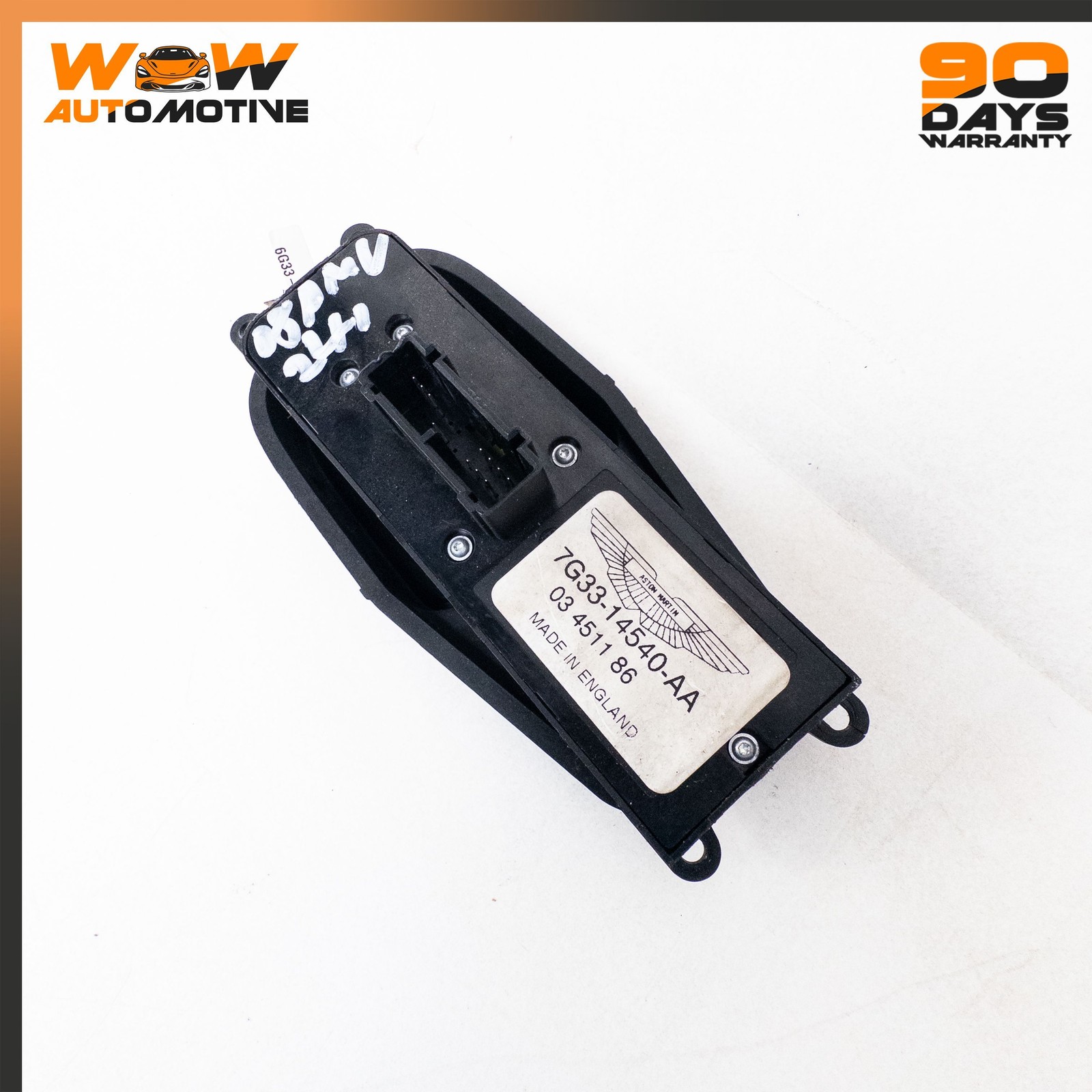 05-16 ASTON MARTIN V8 VANTAGE DB9 FRONT LEFT WINDOW MASTER SWITCH CONTROL OEM