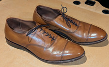 Allen Edmonds Park Avenue Walnut Brown leather Oxford Cap Toe Dress Shoes 11.5 D