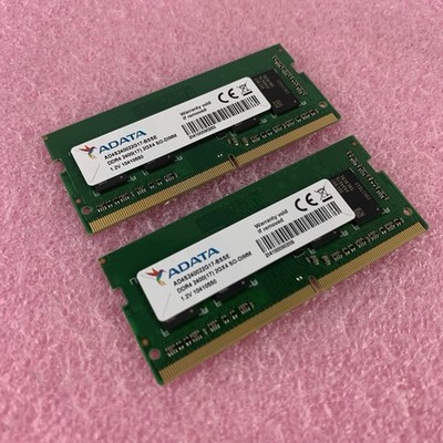 ADATA 2 GB AD4S240022G17-BSSE DDR4 2400 SO-DIMM 1.2 V Laptop Ram Lot of 2x