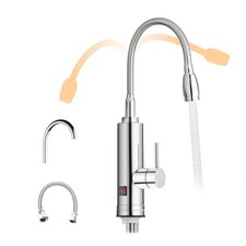 Robinet Électrique Сhauffe-Eau Instantané 230 V pour Cuisine, Jardin