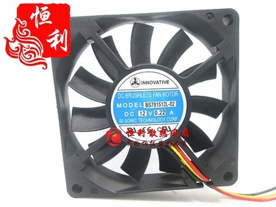 1PC INNOVATIVE BS701512L-02 7CM 7015 12V 0.22A computer CPU cooling fan  #zc