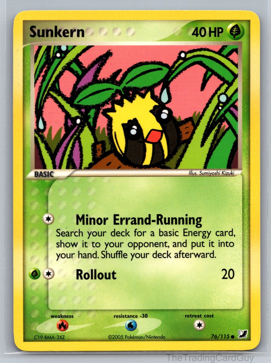 Sunkern Common Unseen Forces Normal 76/115 NM