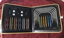 Vintage BOYE Needle Master Kit Case Circular  Knitting Needles Complete 6-15