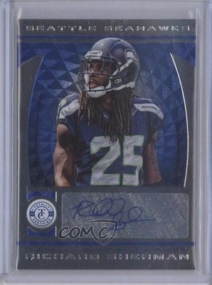 2013 Panini Totally Certified Totally Blue 25/25 Richard Sherman #149 Auto 1i3
