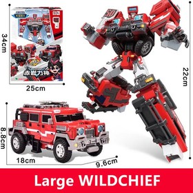 Color Box Tobot Transform Car Action Doll MINI Warrior Car Children's Gift