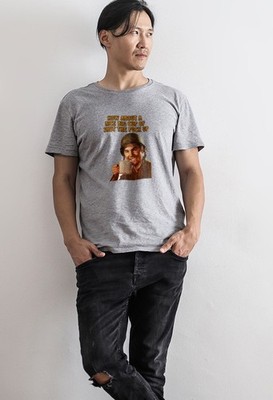 Gray How About a Nice Big Cup of Shut the F**k Up Soldier Mens T Shirt LARGE