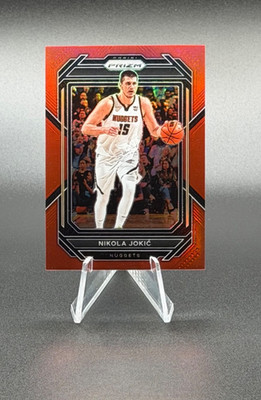 NIKOLA JOKIC 2022-23 Panini Prizm #39 Red Prizm 089/299