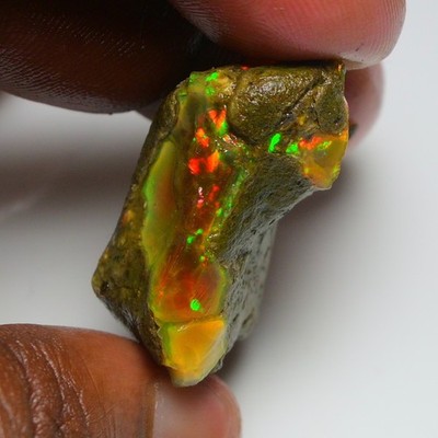 Opal grob 85,00 Ct natürlicher äthiopischer Rohstoff, Kristallopal Probe, Opa...