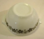 Vintage PYREX 441 Spring Blossom Crazy Daisy Cinderella 1.5 PT White Mixing Bowl