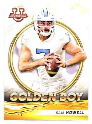 2021-22 Bowman University #GB-15 Sam Howell Golden Boy