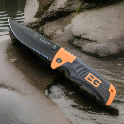 Brand New In Box - Gerber Bear Grylls Survival Series Folding Sheath Knife 