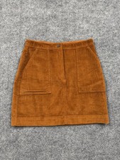 Gap Faux Corduroy Rust-colored Miniskirt Size 4