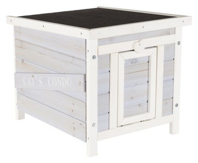 TRIXIE natura Weatherproof Small Outdoor Pet Home, Cat House, Rabbit House, Shel